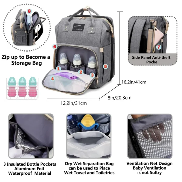 DreamBag Female Mommy Outting Bag - Image 4