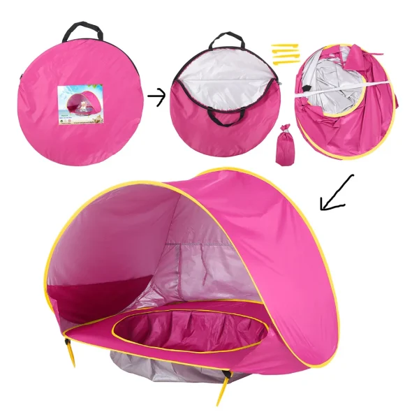 SunnyNest sun Awning Tent UV-protecting Sunshelter with Pool Kid Outdoor Camping Sunshade Beach - Image 5