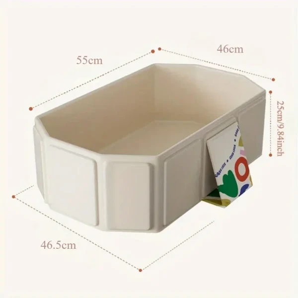 DreamTub Foldable Baby Bathtub with Cute Animal Design & Non-Slip Base - Image 6
